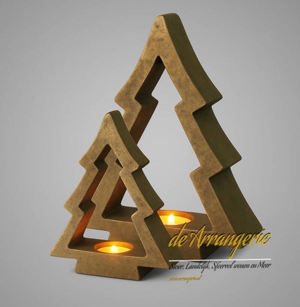 BRYNXZ waxine kerstboom, 2 maten, Majestic gold