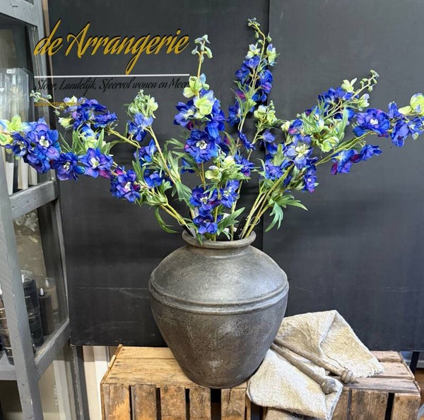 Kunst ridderspoor / delphinium blauw 100cm