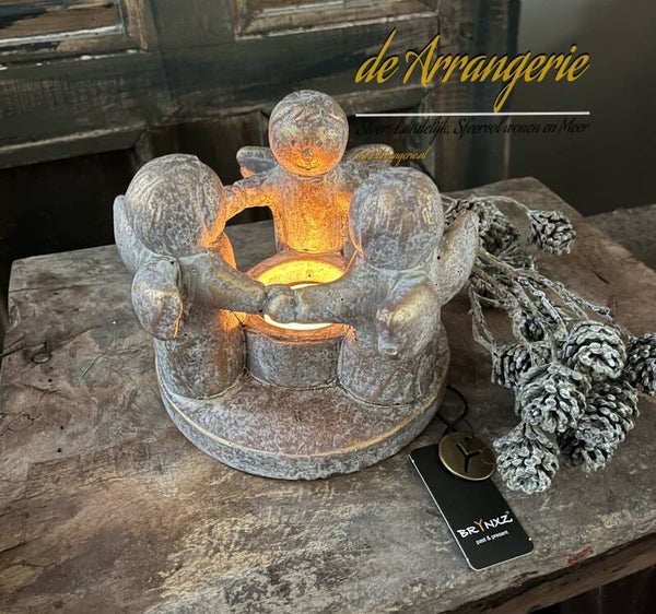 BRYNXZ circle of 3 angels  - Jewel - waxine