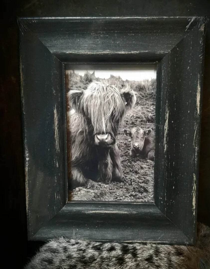 Fotolijstje antique black M