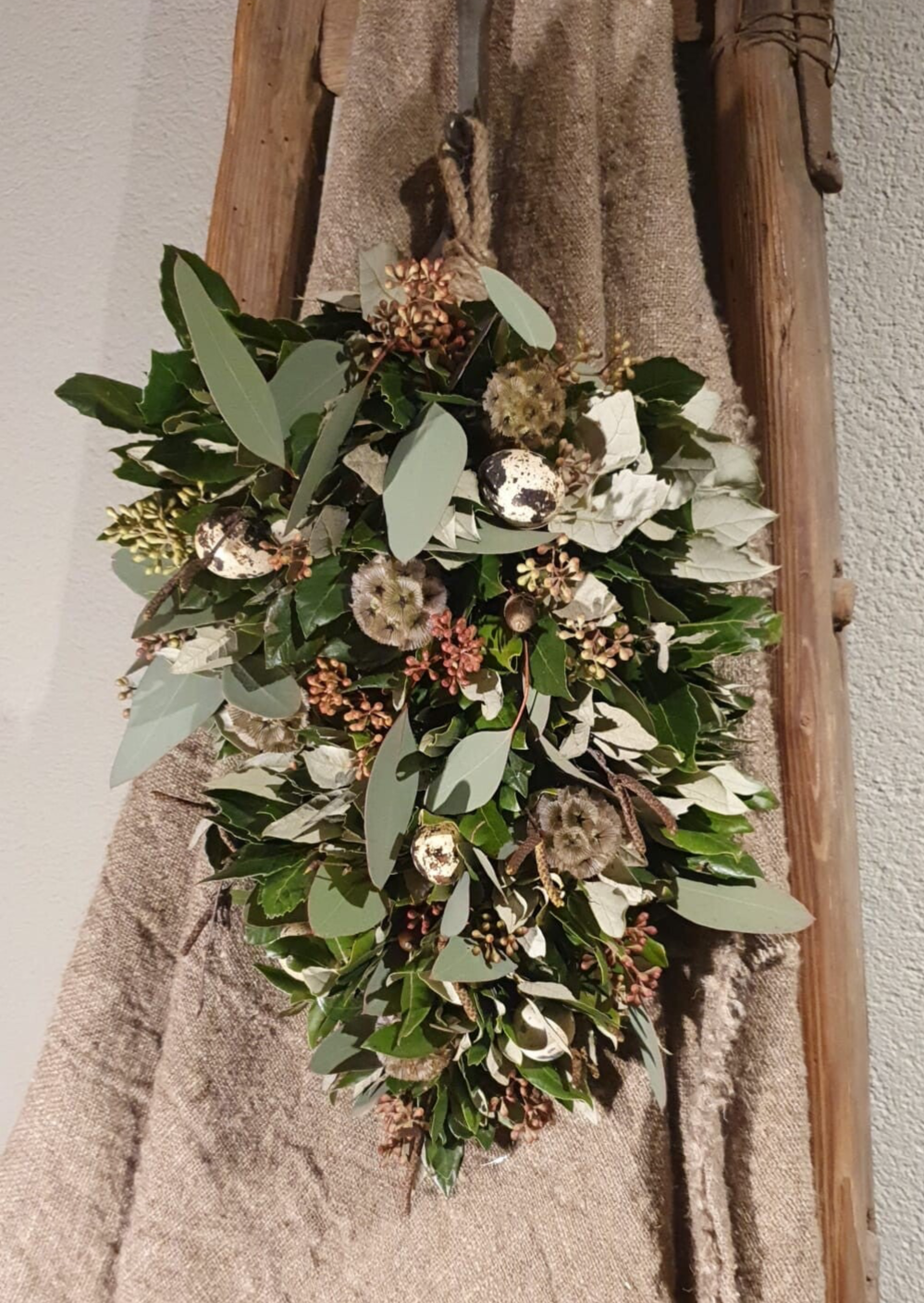 Verse handgemaakte toef 35cm - by Anja