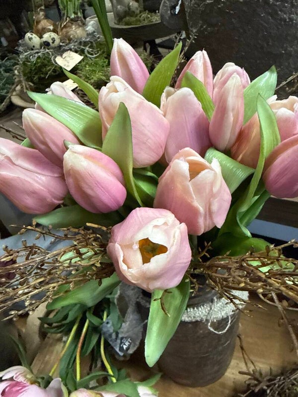 Tulpen, 30 cm, 7 stelen - mauve