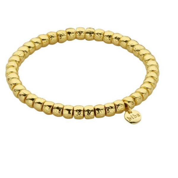 BIBA goudkleurige kralen armband - forever classic