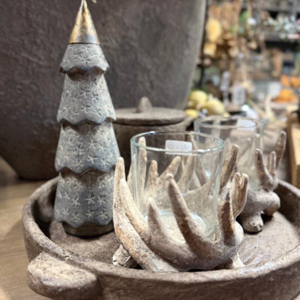 Kerstboom hout  - stars