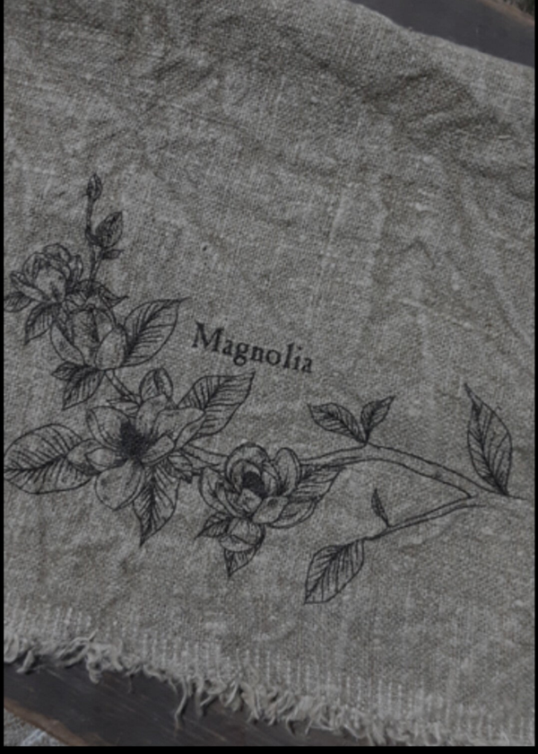 NEW Shabby doek, 45x45cm,  magnolia tak