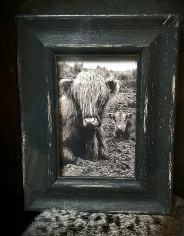 Fotolijstje antique black M
