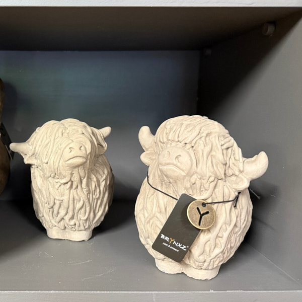 BRYNXZ | set v 2 Schotse hooglanders - Maj taupe