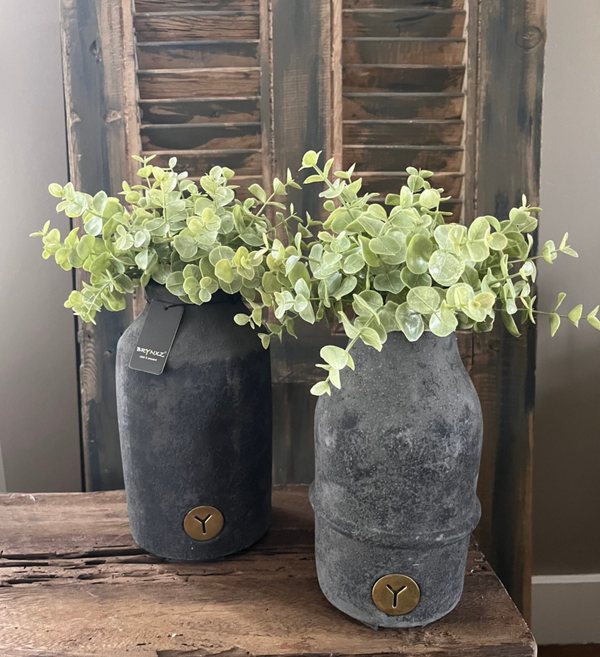 BRYNXZ vaas/kruik luxury stone 20cm & 22cm