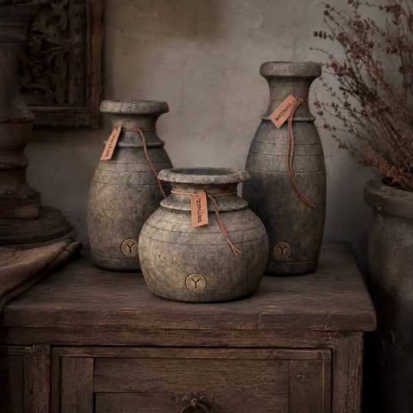 Brynxz set of 3 bottles with lines and rope