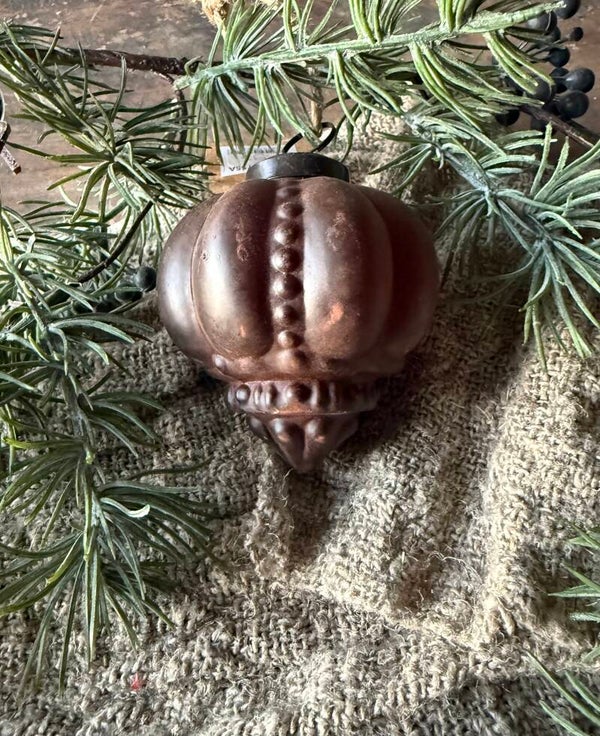 Kerst hanger / ornament in Old rusty brown
