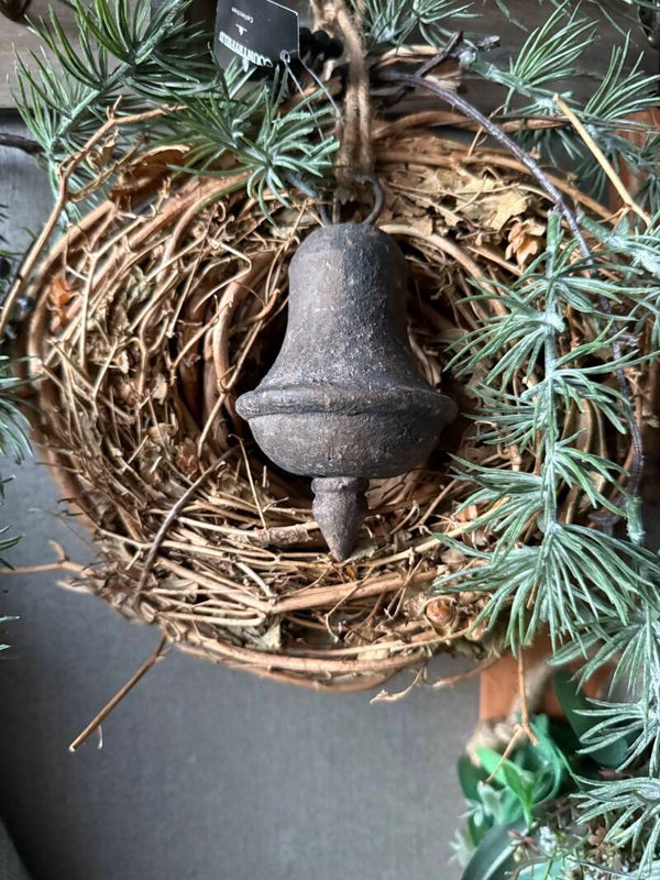 Kerst hanger ornament old grey