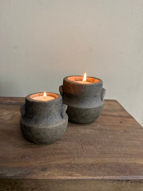 Brynxz waxine houders 2 maten - Maj Brown