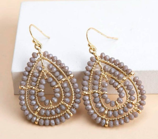 Druppelvormige oorbellen