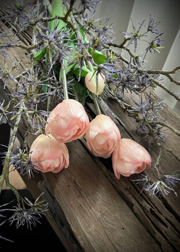 Mini distel 55cm Purple blue