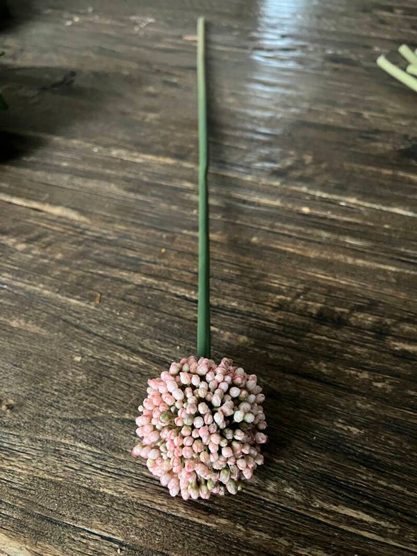 Allium bollen in vintage roze 56cm
