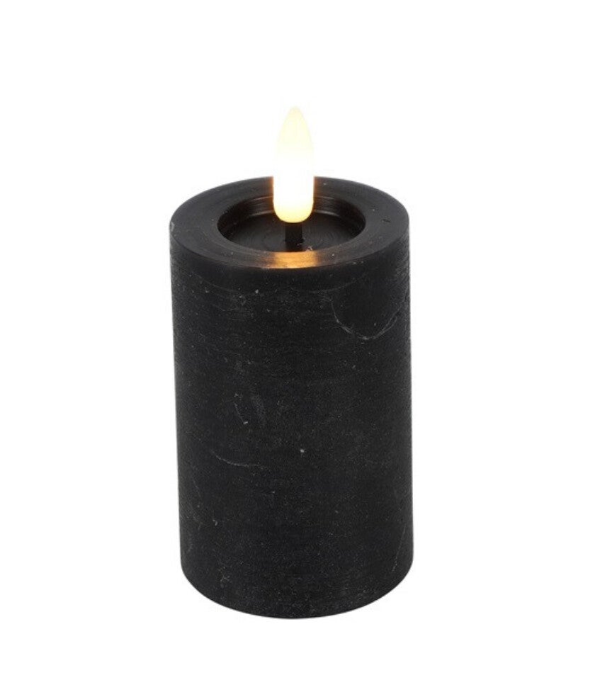 Led mini stompkaars rustiek zwart
