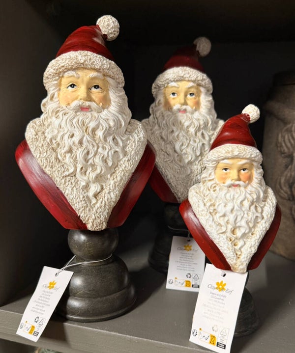 Kerstman borstbeeld Clayre & Eef