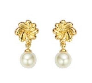 BIBA oorbellen met parel