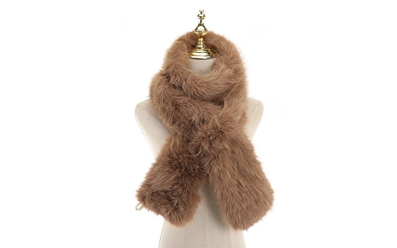 Sjaal falkert in Camel