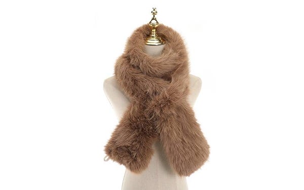 Sjaal falkert in Camel