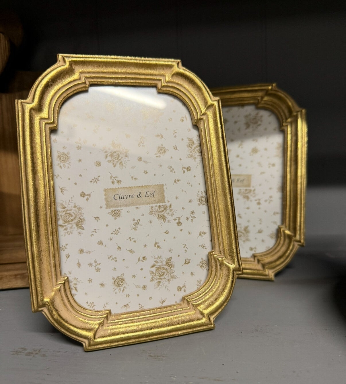 Fotolijstje Clayre & Eef, goudkleurige lijst