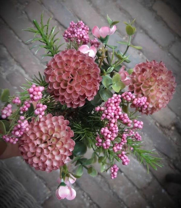 Kleine boeketjes met pompon dahlia