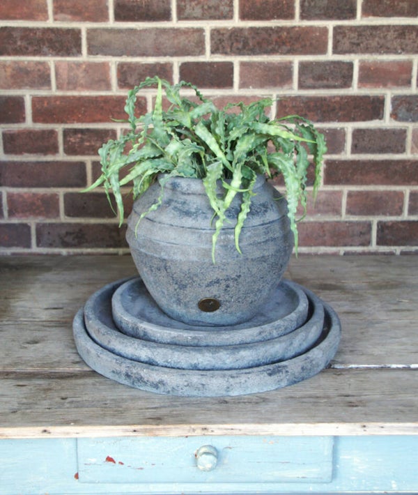 BRYNXZ, bolvase with lines, stone black