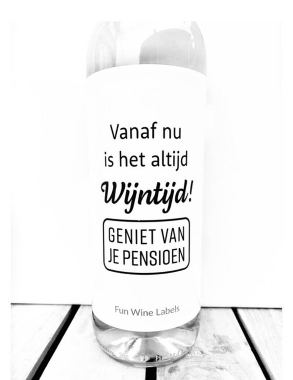 Wine label - pensioen