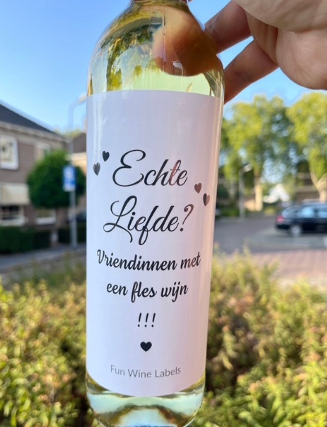 Wine label - Echte liefde