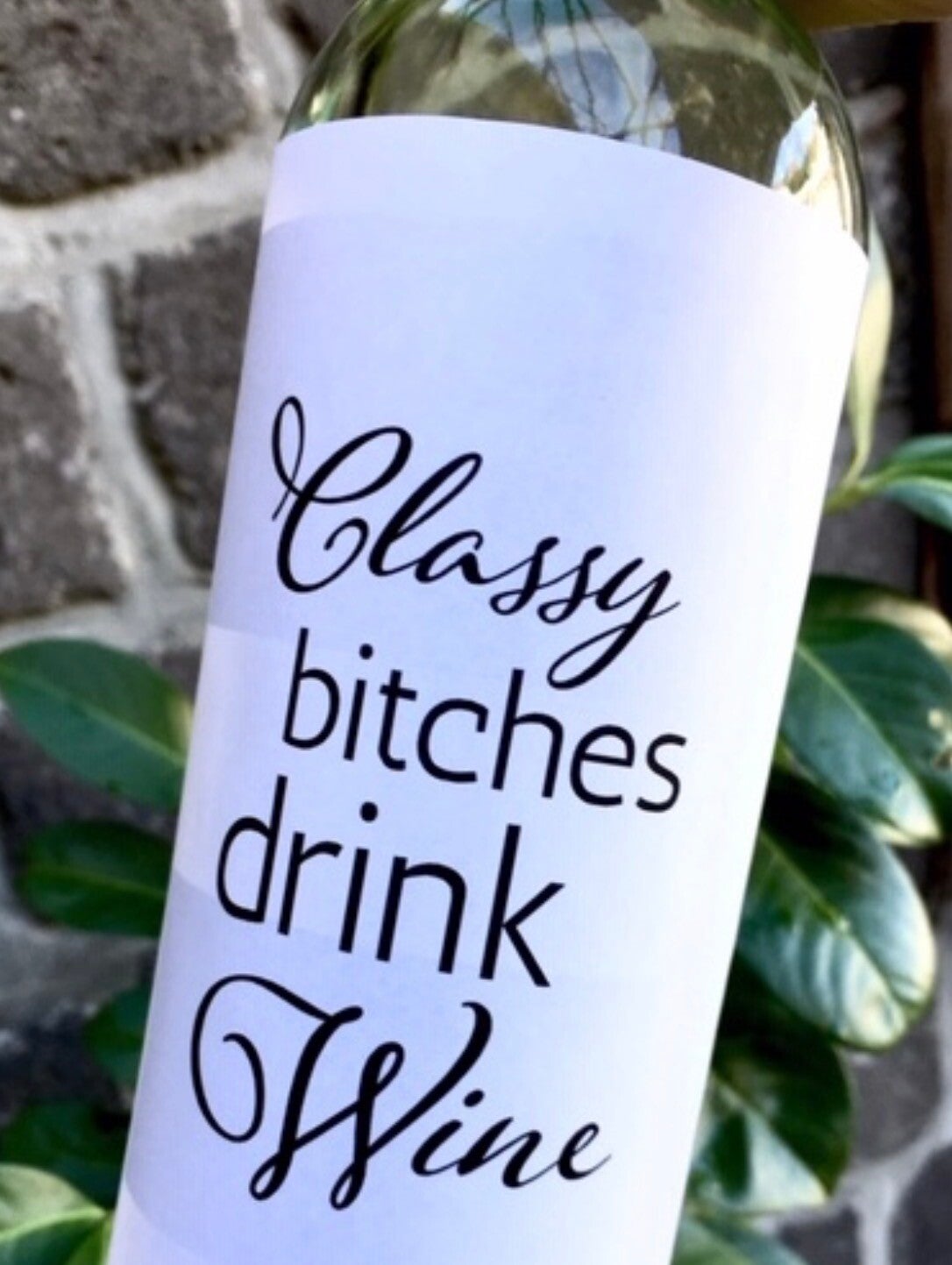 Wine label - bitches