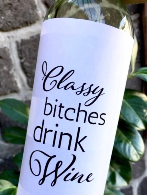 Wine label - bitches