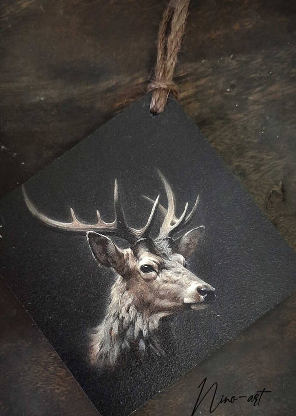 Mini deco hanger rendier donker