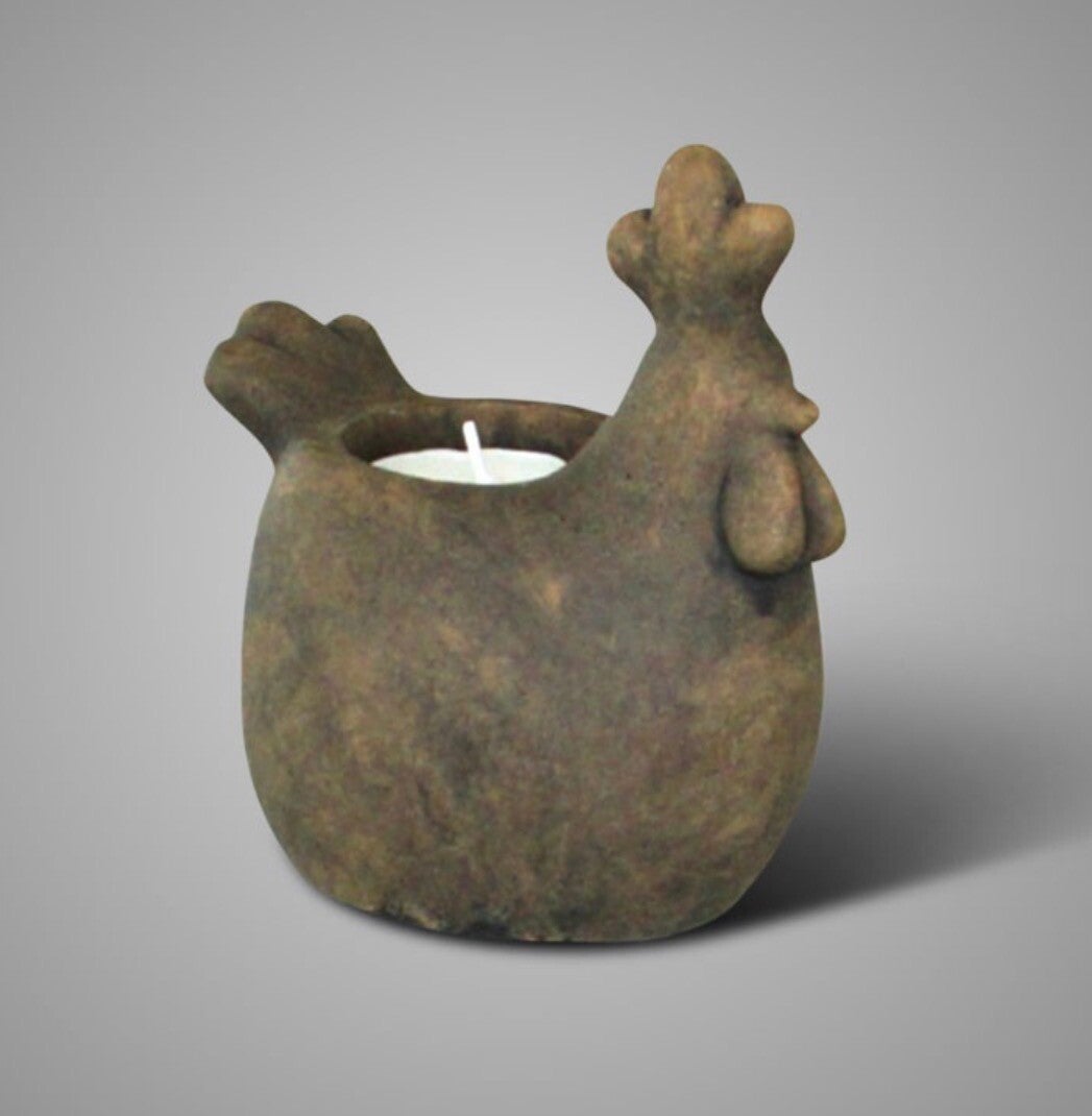 BRYNXZ Waxine houder kip groot - Maj brown