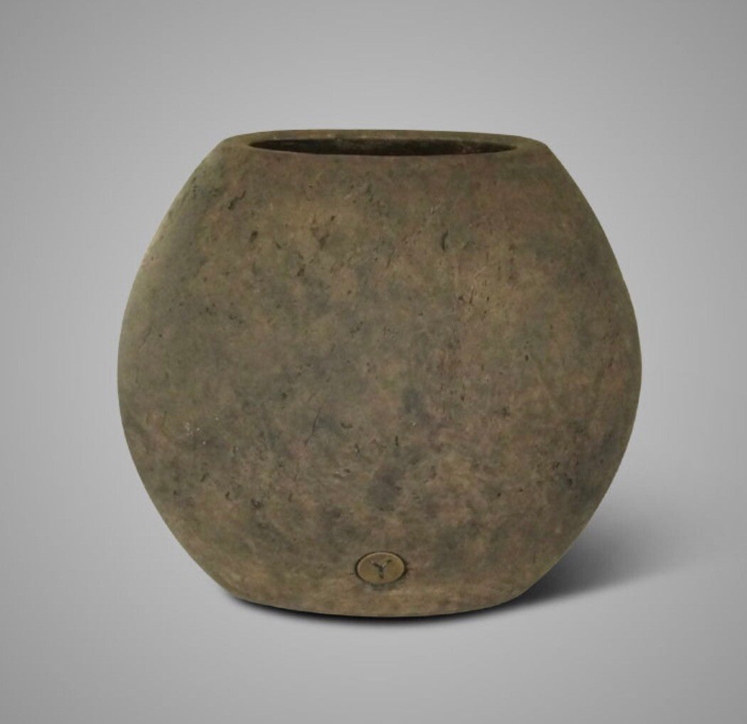 BRYNXZ  ovale pot moon - L -Majestic Brown