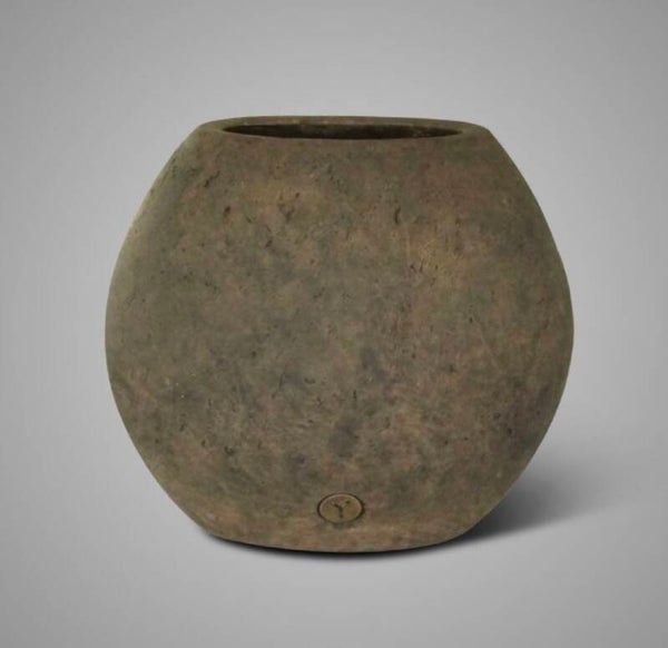 BRYNXZ  ovale pot moon - L -Majestic Brown