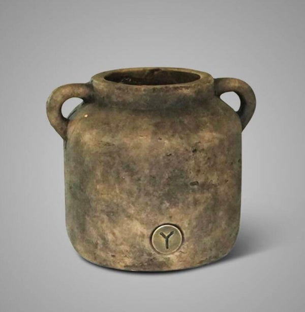 BRYNXZ pot met 2 Oren - M - Majestic Brown