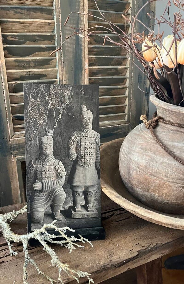 Deco bordje met voet