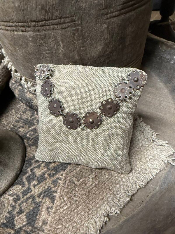 Shabby kleine geurkussentjes met muntjes