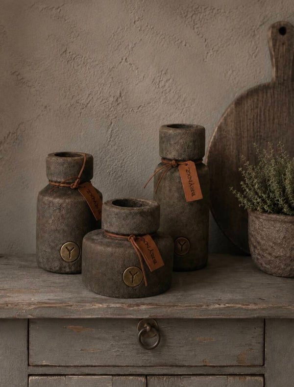 Brynxz bottles leather rope - Maj Brown