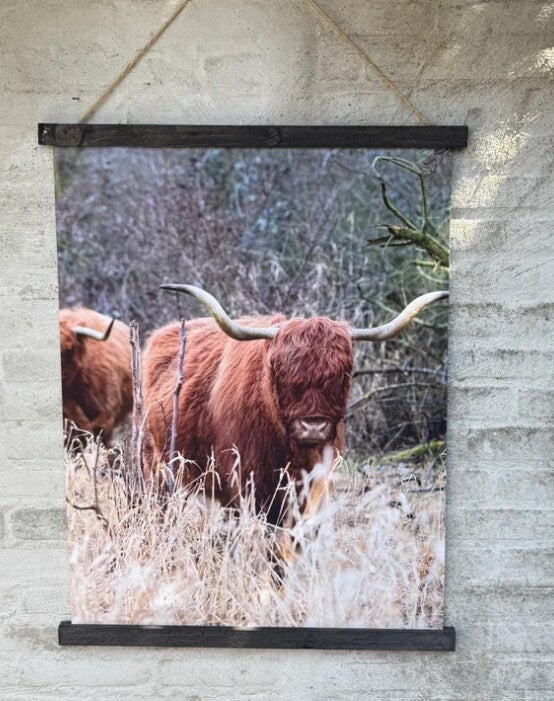 Wanddoek 60x80 hooglander kleur nr 25