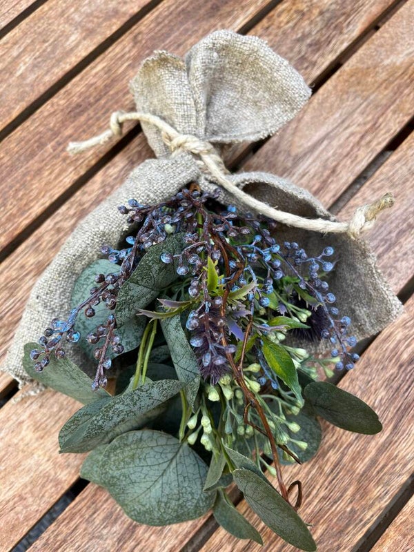 Kunsttoefje met shabbylapje