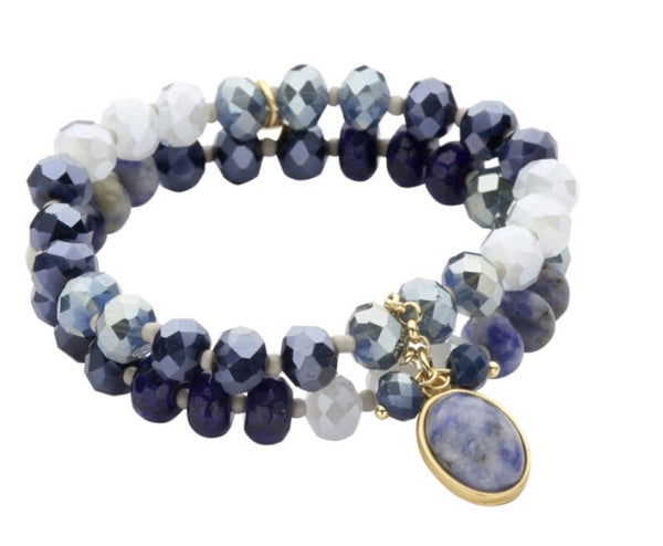 BIBA armbandenset Gleaming blue