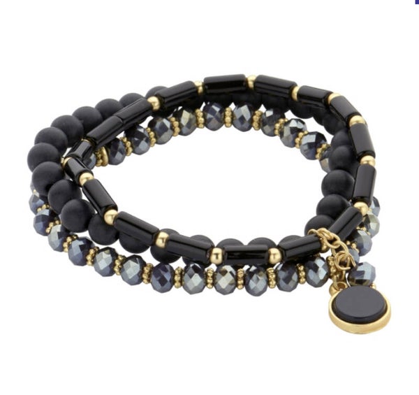 BIBA armbandenset Treassures black