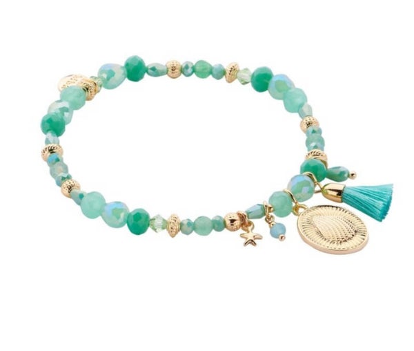 SALE-  BIBA armband beach - Turqouise