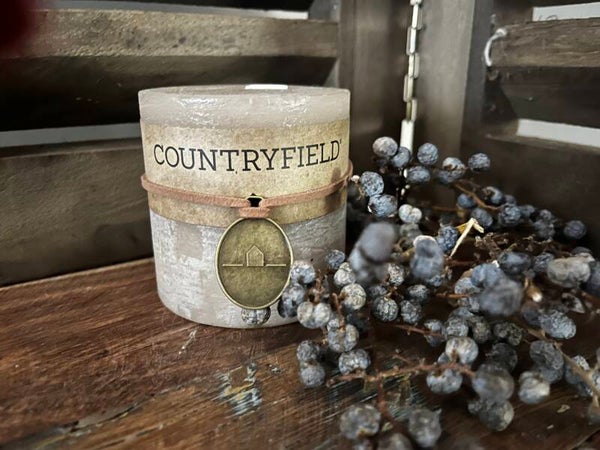 Stomp kaars countryfield 8cm