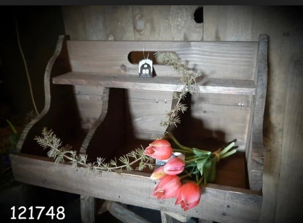 Gruttersbak, hout, bruin, 3 vakken