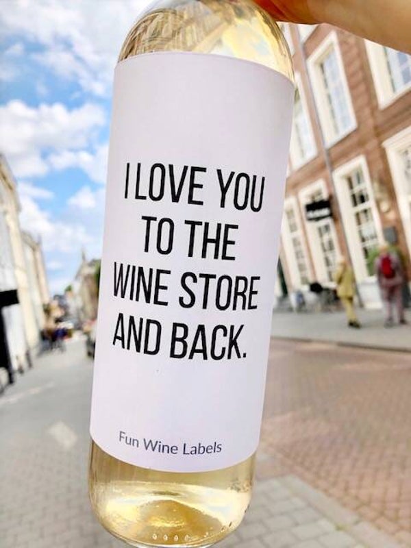 Wine label - winestore