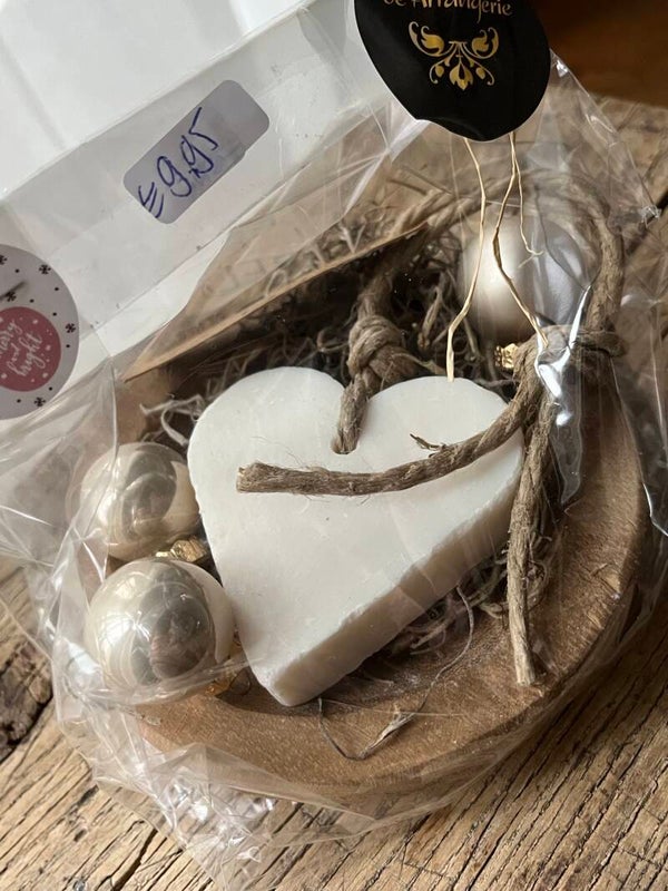 Cadeausetje met soap on a Roap hartje