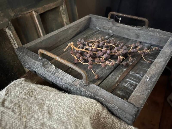 Robuust houten tray 25x25cm