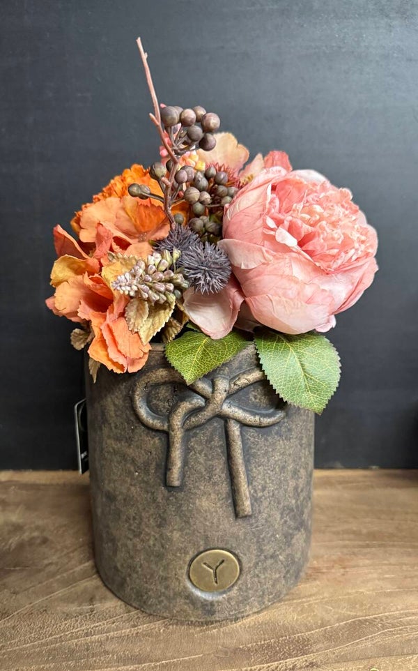 Brynxz pot met strik incl boeketje